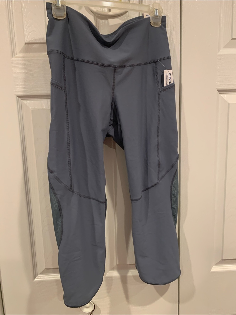 Old Navy Slate Blue Capris with Side Pockets